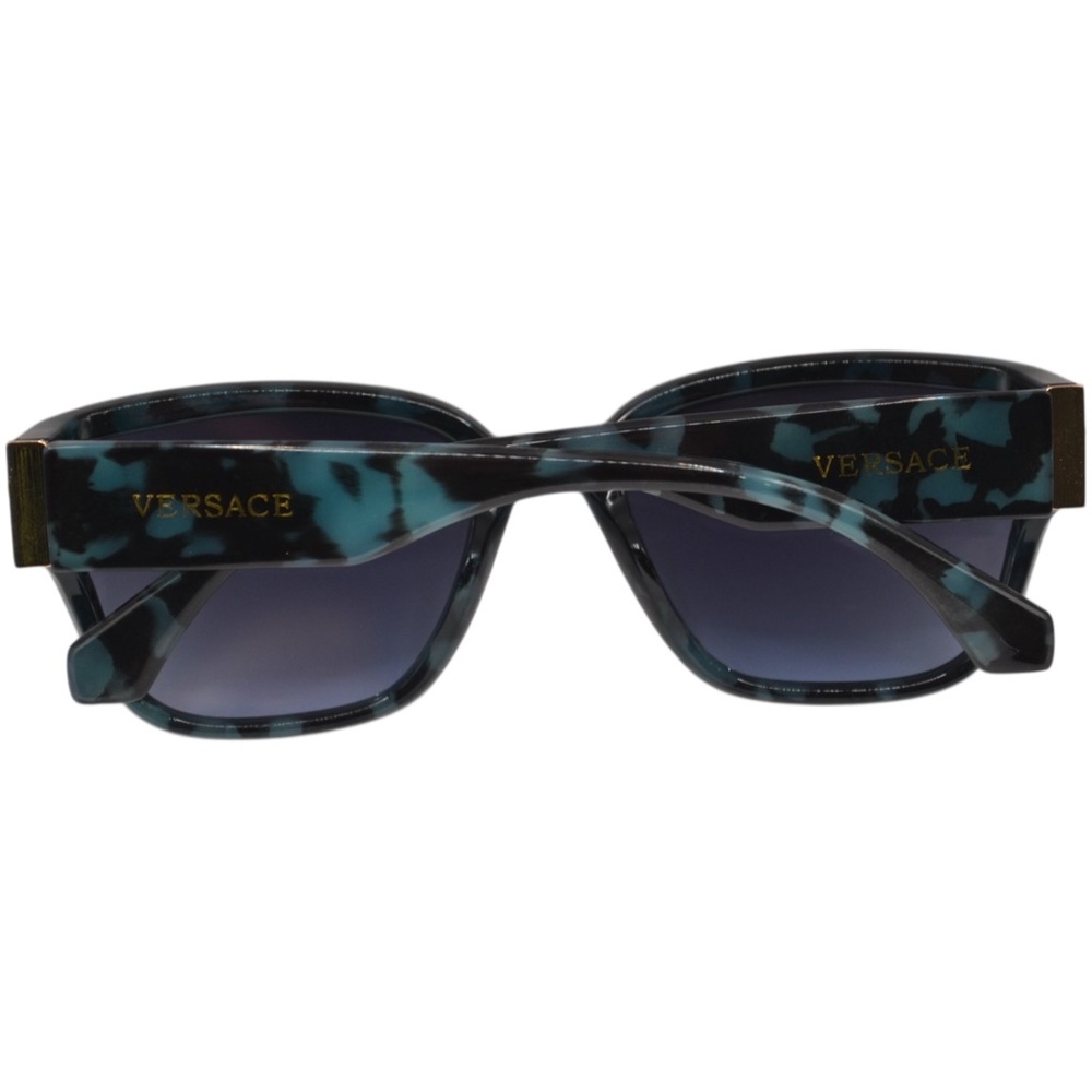 Versace Women’s Sunglasses | Black/Blue | Gray-Blue Lens | Like New (scratched) - Picture 11 of 16